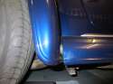 Rear fender alignment