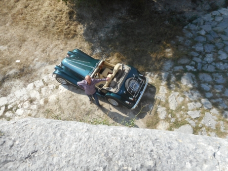 Paul below the bridge.JPG