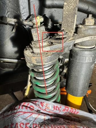 brake reaction stay fitting