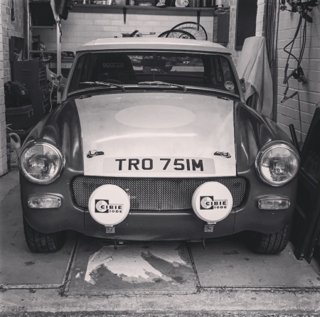 My_eldest_lads_current_project._He_sent_me_this_photo_after_spending_Sunday_adding_those_jolly_sexy_Cibie_spots_on_the_front_of_his_RWA_1275_Midgie.._You'll_notice_an_awful_lot_of_my_garage_stuff_in_the_background,_which_strangely_enough_is_now_'his'_appa.jpg