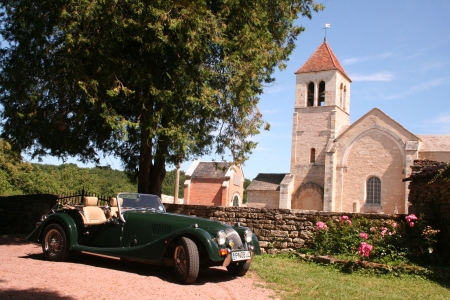 Our_4/4_outside_the_Romanesque_church_in_Lancharre,_a_hamlet_near_Chapaize_in_Burgundy,_duringour_trip_to_France_and_Spain_in_July_2011.jpg